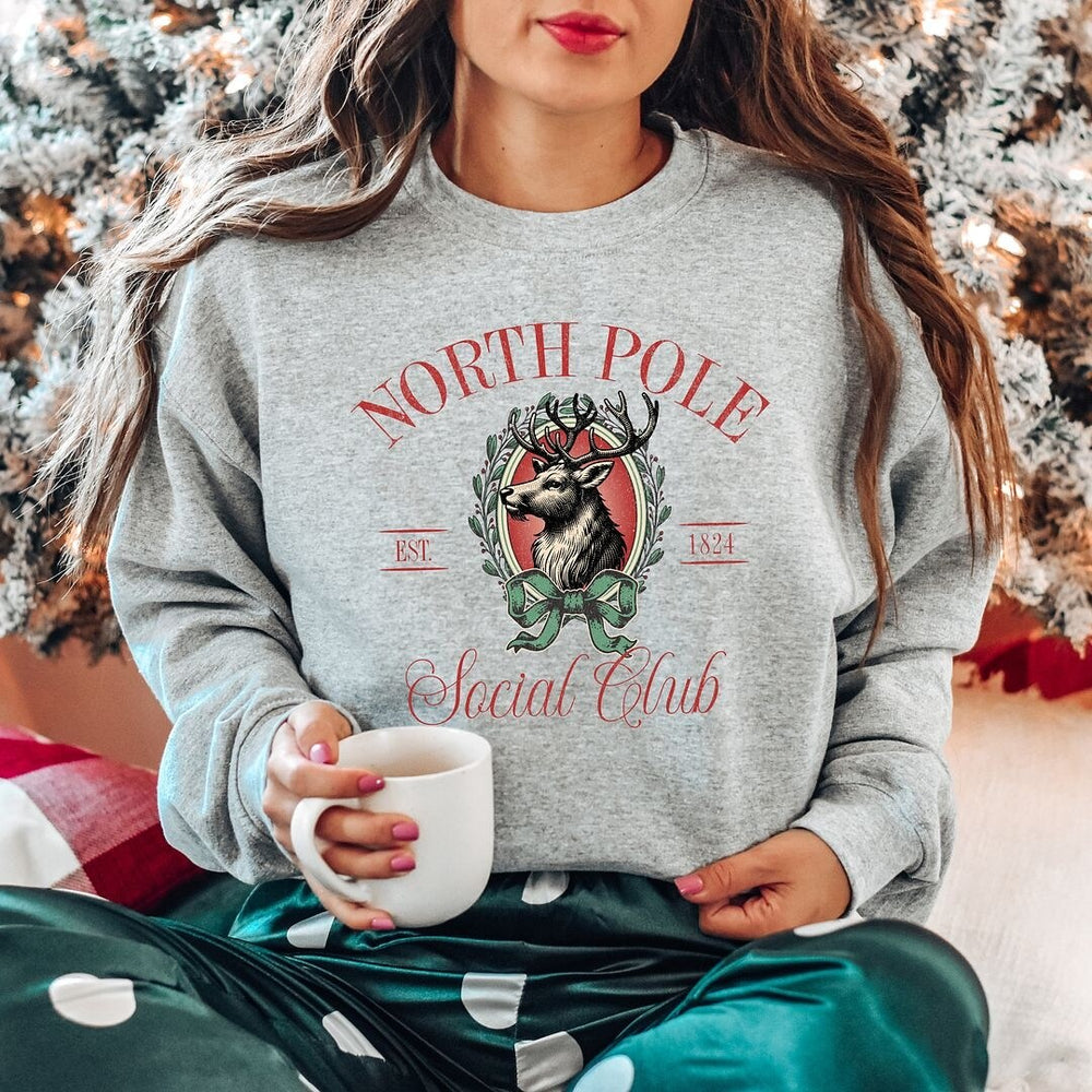 North Pole Social Club Graphic Sweatshirt