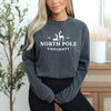 North Pole University Garment Dyed Long Sleeve