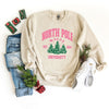 North Pole University Pink Trees Graphic Sweatshirt