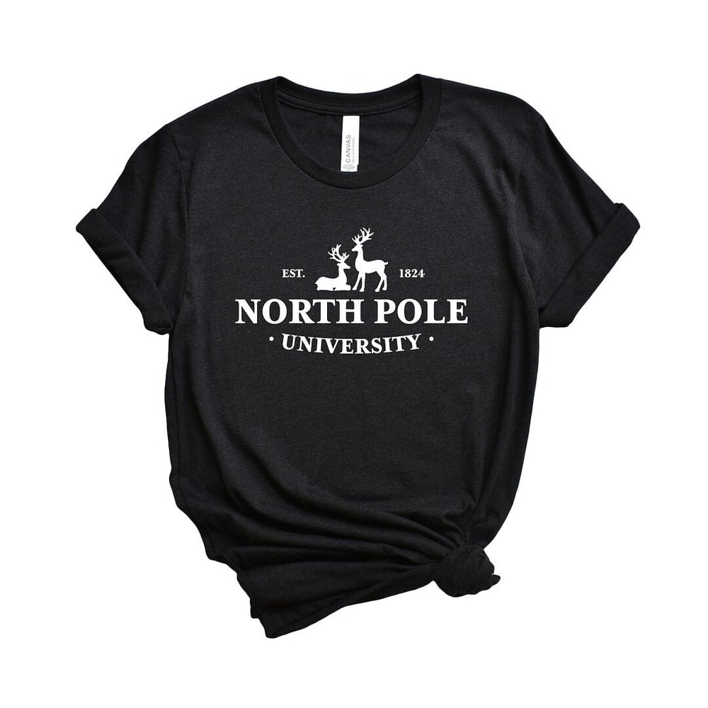 North Pole University Short Sleeve Crewnneck Tee