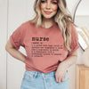 Nurse Definition Short Sleeve Crewnneck Tee