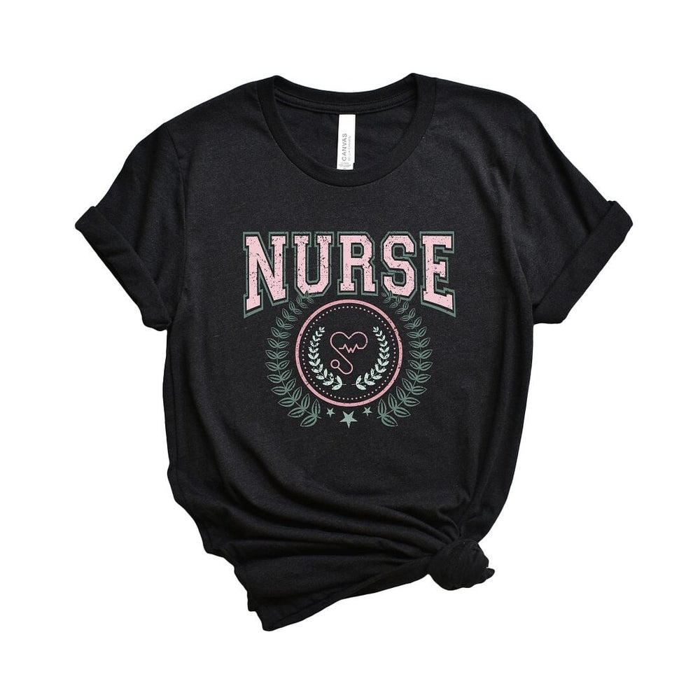 Nurse Grunge Short Sleeve Crewnneck Tee