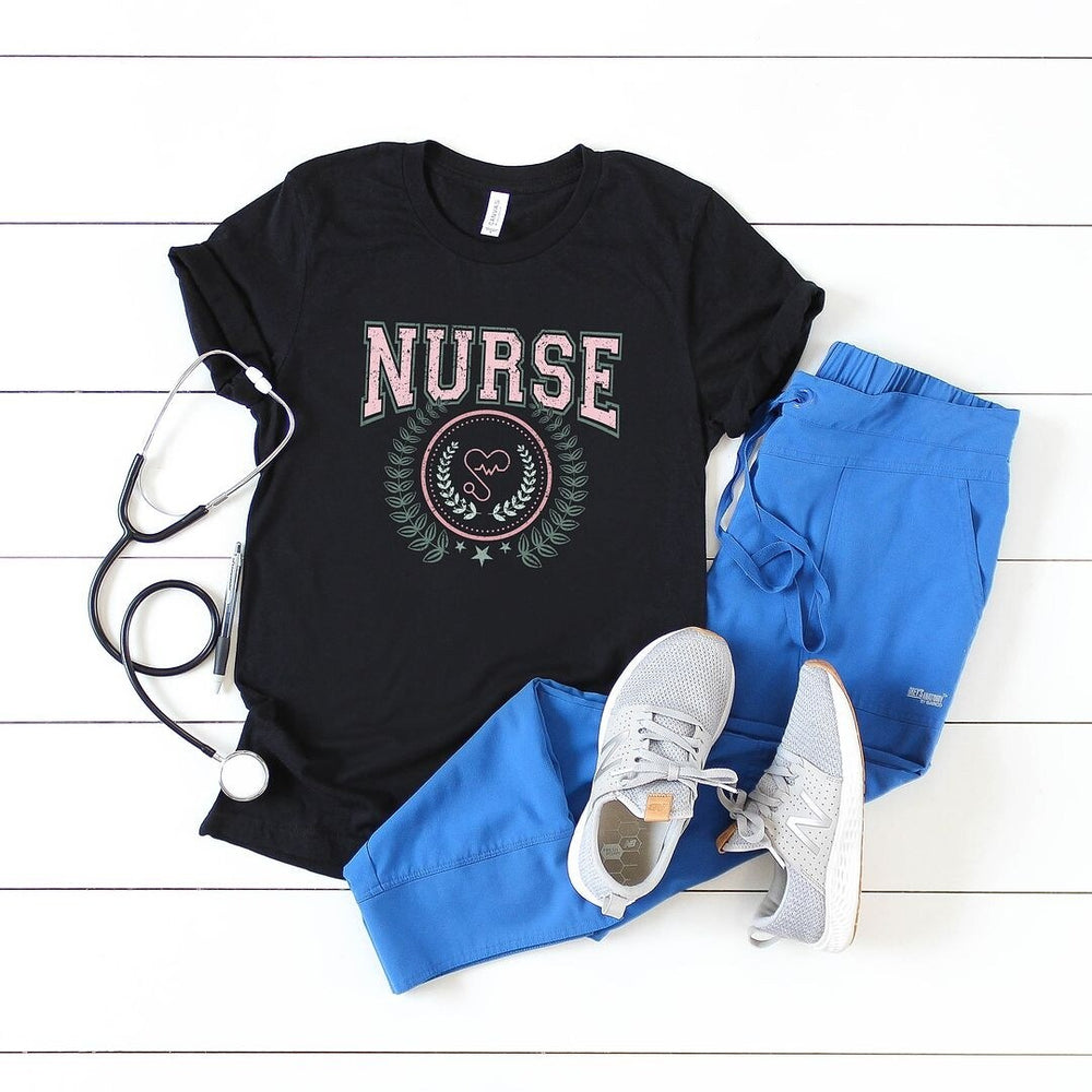 Nurse Grunge Short Sleeve Crewnneck Tee