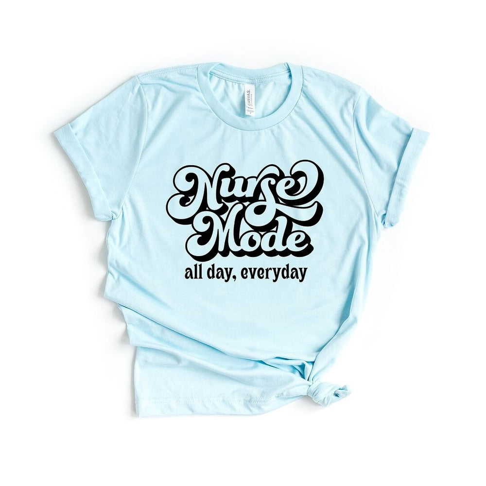 Nurse Mode Retro Short Sleeve Crewnneck Tee