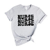 Nurse Stacked Short Sleeve Crewnneck Tee