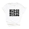 Nurse Stacked Short Sleeve Crewnneck Tee