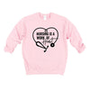 Nursing is a Work of Heart Graphic Sweatshirt