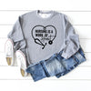 Nursing is a Work of Heart Graphic Sweatshirt