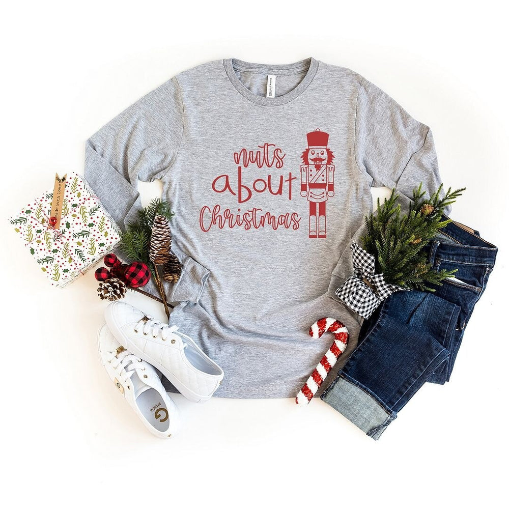 Nuts About Christmas Long Sleeve Tee