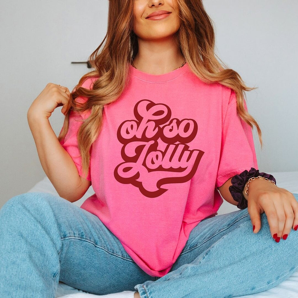 Oh So Jolly Garment Dyed Tee