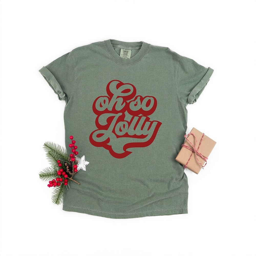 Oh So Jolly Garment Dyed Tee