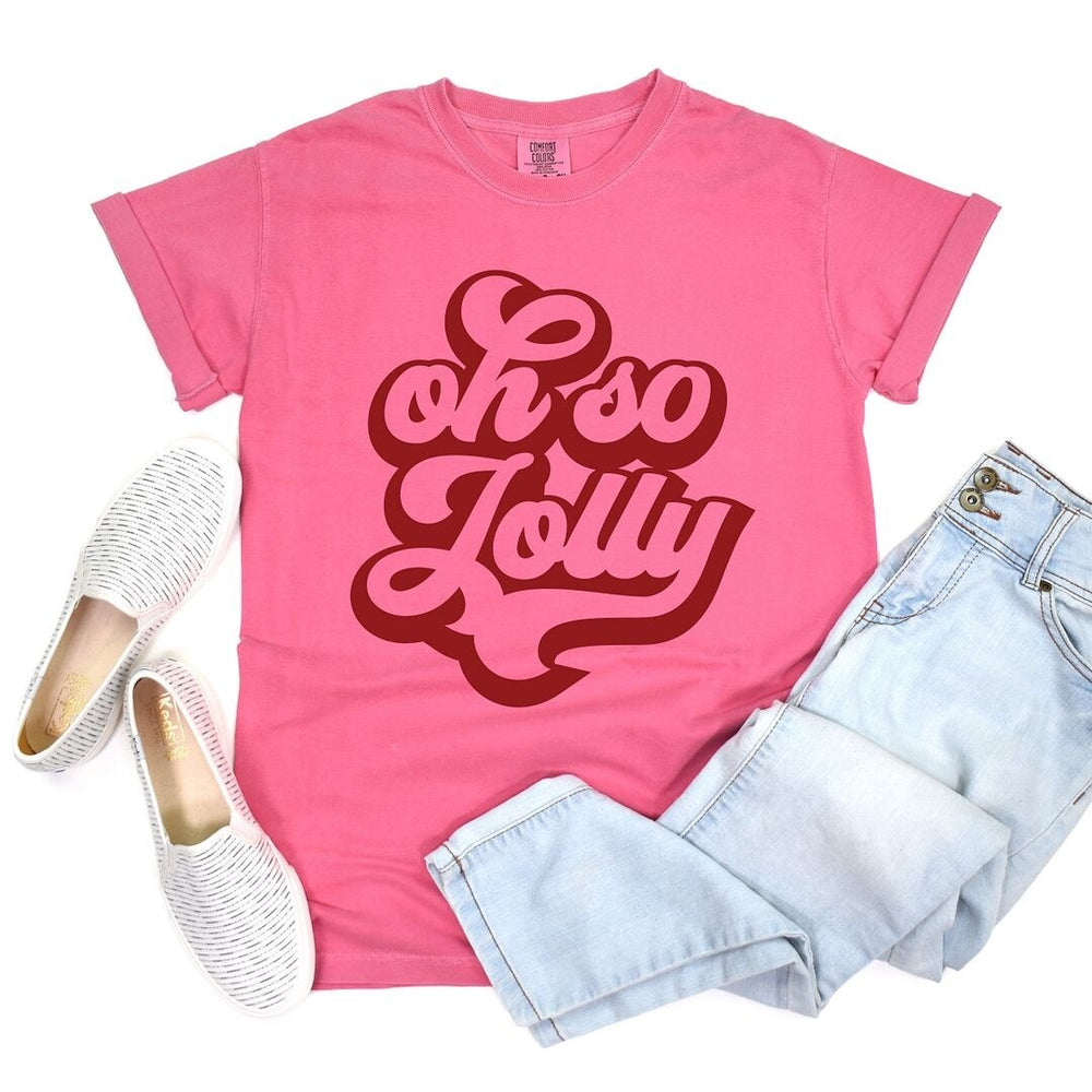 Oh So Jolly Garment Dyed Tee