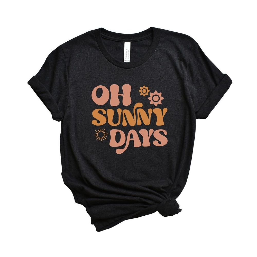 Oh Sunny Days Short Sleeve Crewnneck Tee