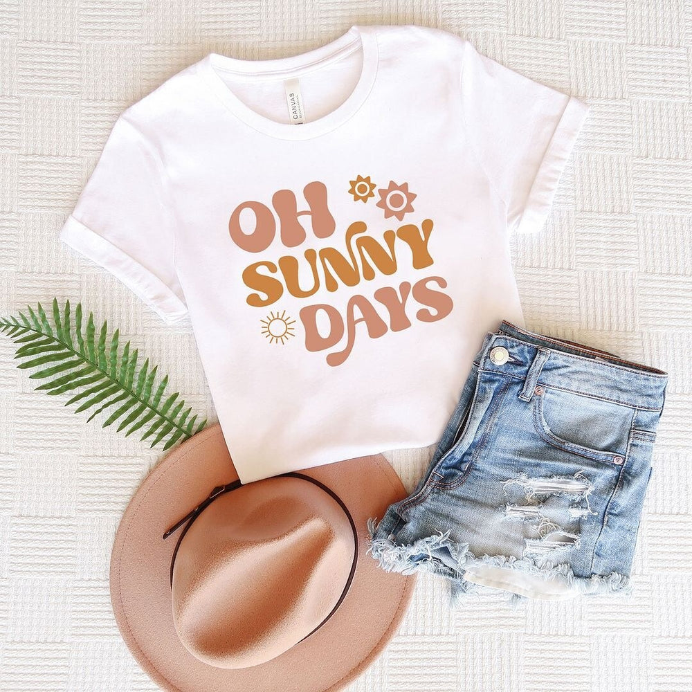 Oh Sunny Days Short Sleeve Crewnneck Tee