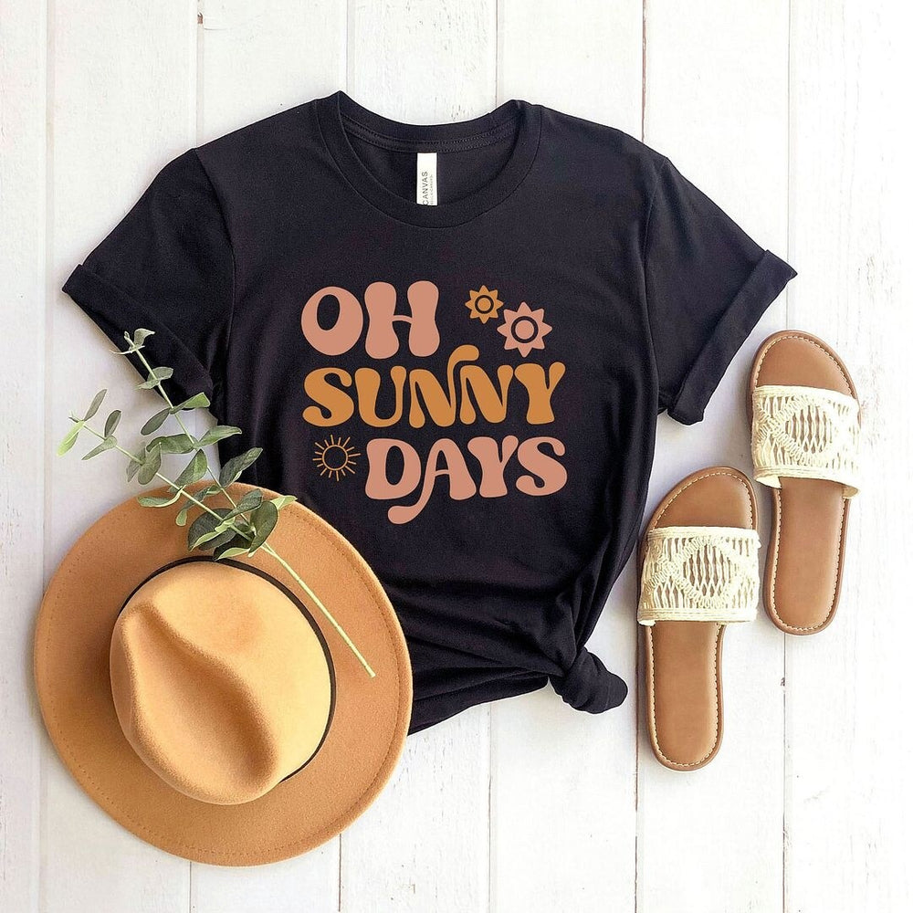 Oh Sunny Days Short Sleeve Crewnneck Tee