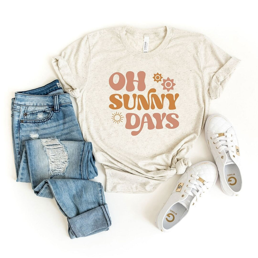 Oh Sunny Days Short Sleeve Crewnneck Tee