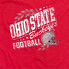 Ohio State University Buckeyes Classic Football Unisex Adult Heathered Premium T Shirt