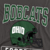 Ohio University Football Helmet Kids T Shirt for Youth Boys and Girls