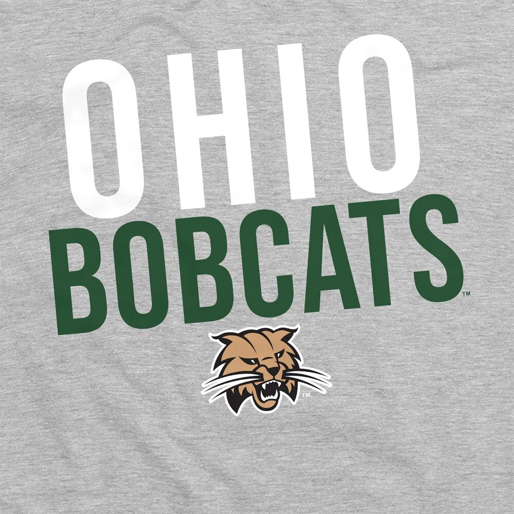 Ohio University Stacked Unisex Adult Heathered Premium T Shirt