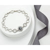 Open Circle Silvernight Swarovski Crystal Bracelet