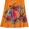 Orange Floral Pumpkin Print Tunic & Leggings