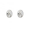 Oval Clear Swarovski Crystal Stud Earrings