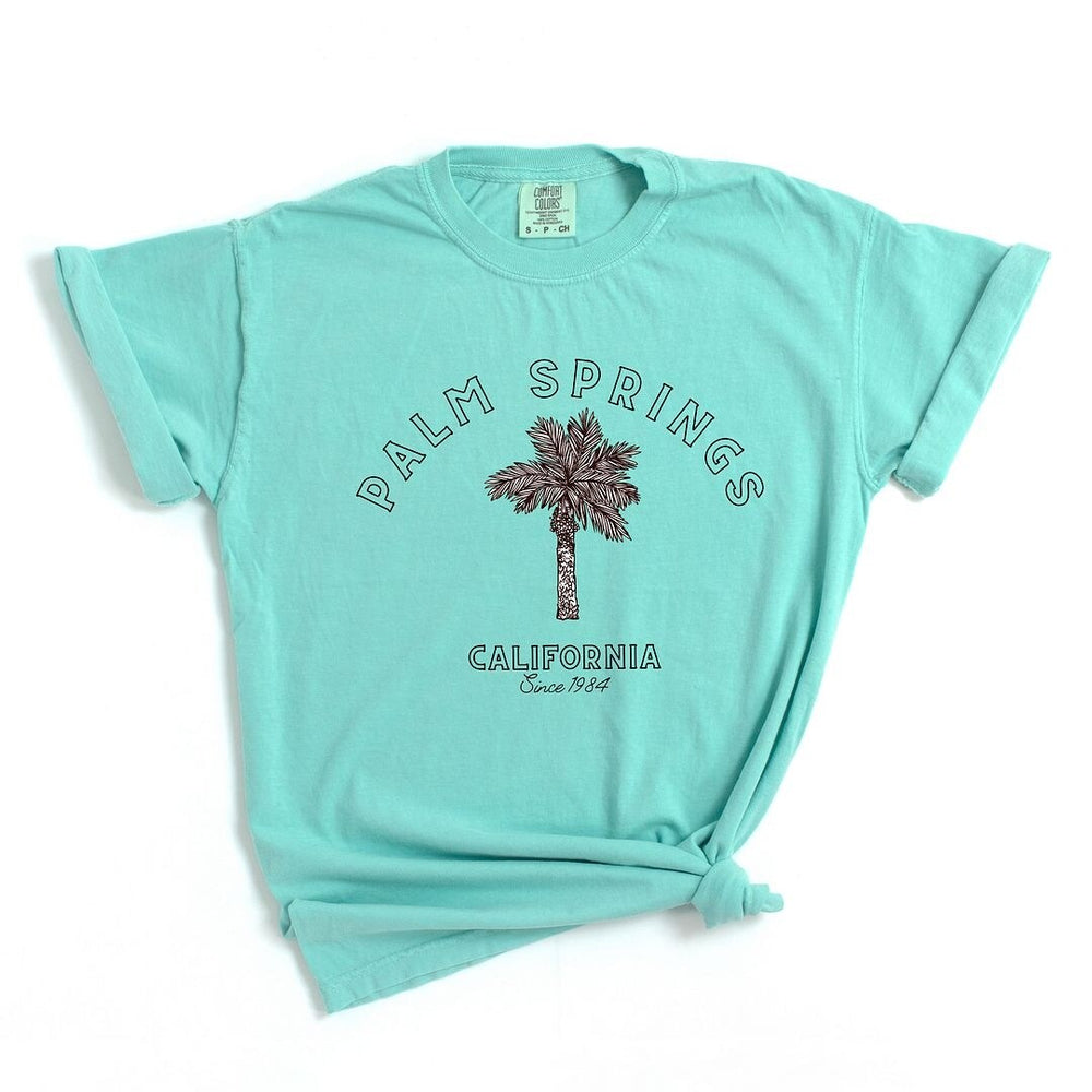 Palm Springs California Garment Dyed Tee