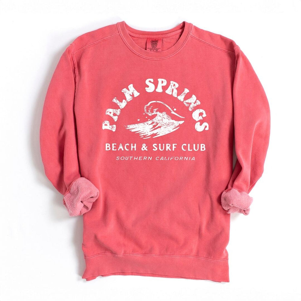 Palm Springs Surf Club Garment Dyed Sweatshirt