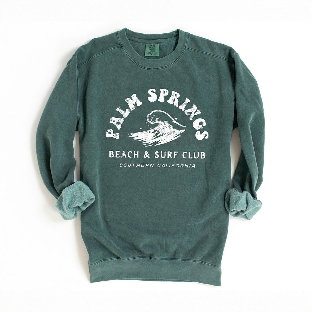 Palm Springs Surf Club Garment Dyed Sweatshirt