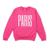 Paris France Distressed Graphic Sweatshirt