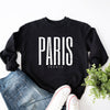 Paris France Distressed Graphic Sweatshirt