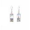 Parisian Rectangular Drop Earrings