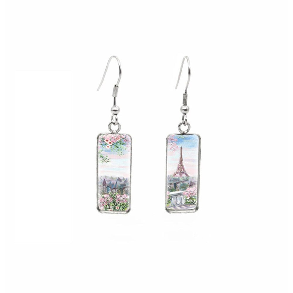 Parisian Rectangular Drop Earrings