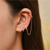 Pastel Crystal Huggie Earring Sets