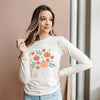 Pastel Pumpkins Long Sleeve Tee