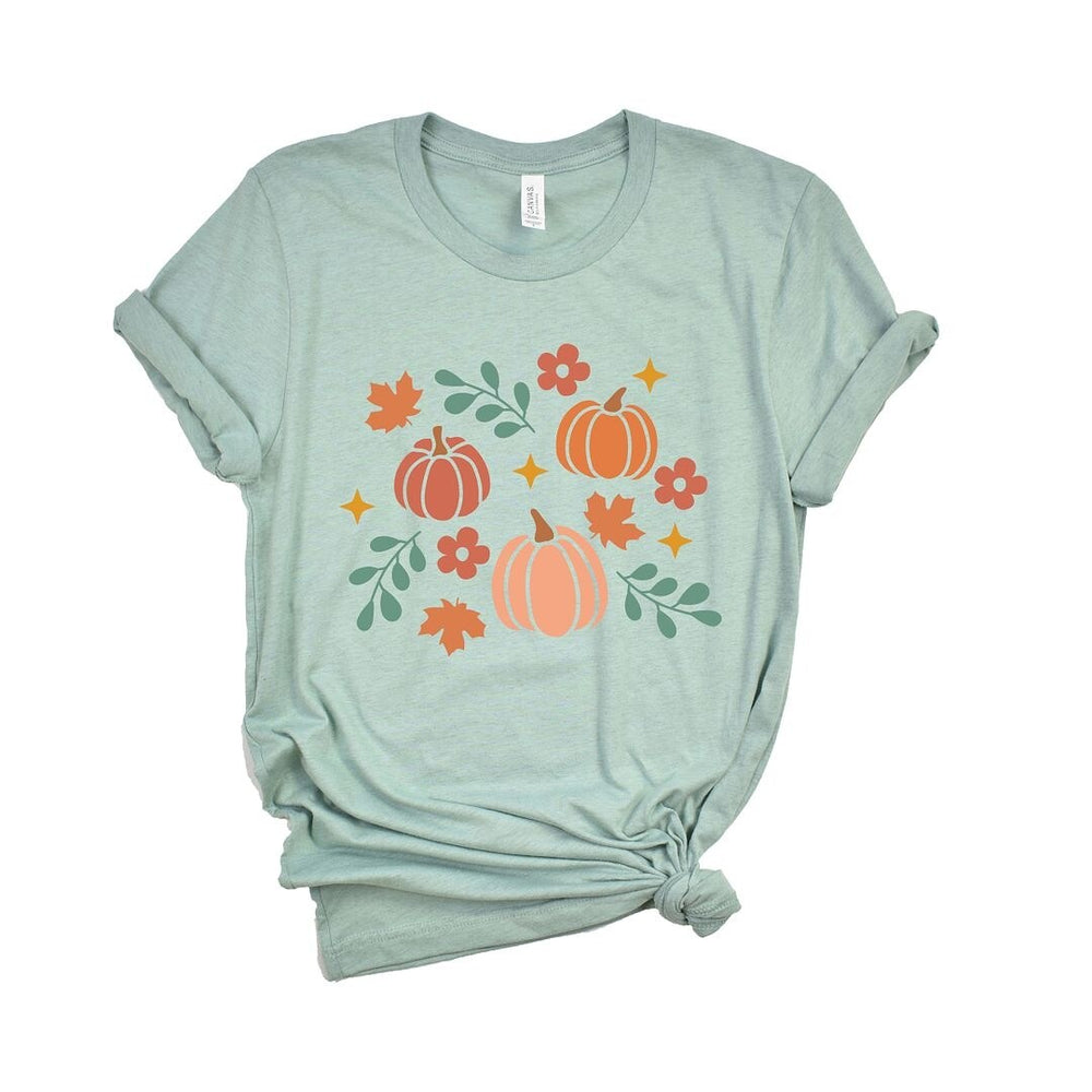 Pastel Pumpkins Short Sleeve Tee