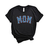 Patriotic Mom Varsity Short Sleeve Crewnneck Tee