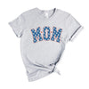 Patriotic Mom Varsity Short Sleeve Crewnneck Tee