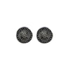 Patterned Circular Stud Earrings