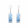 Patterned Rectangular Drop Earrings