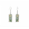 Patterned Rectangular Drop Earrings