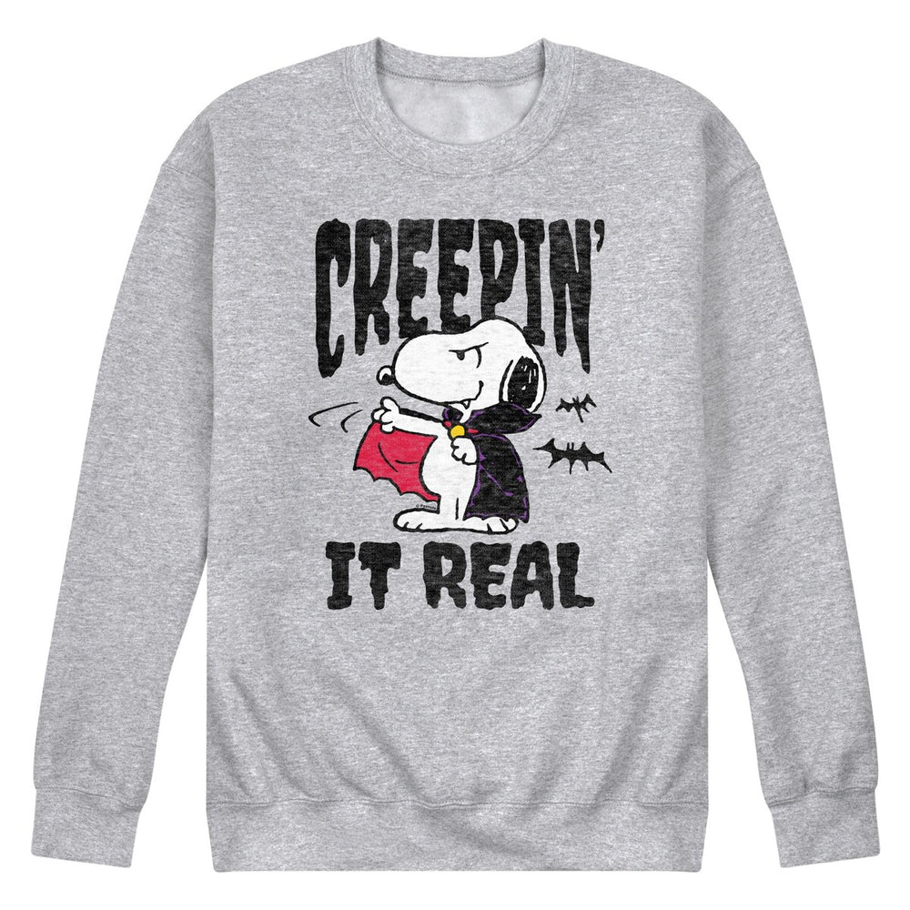 Peanuts Creepin It Real Crew Fleece