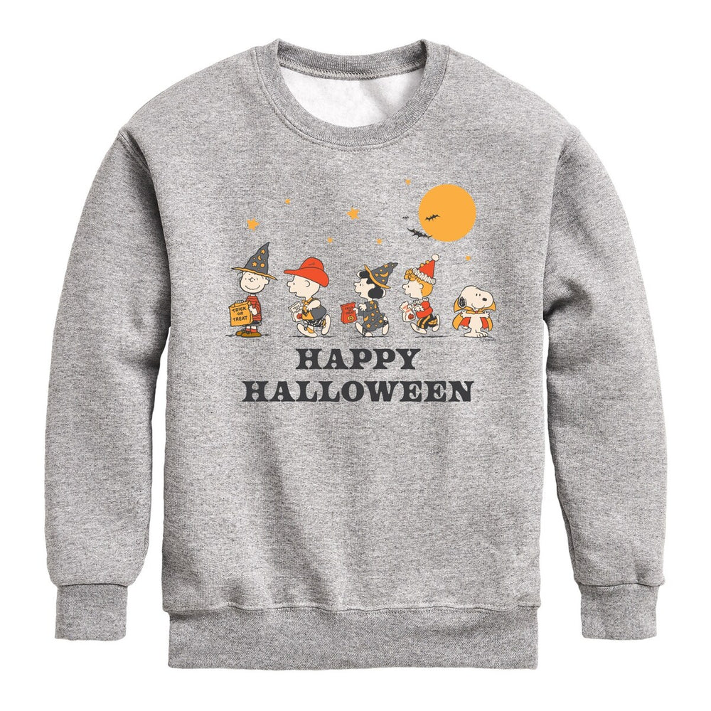 Peanuts Retro Halloween Crew Fleece