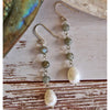 Pearl Labradorite Drop Earring