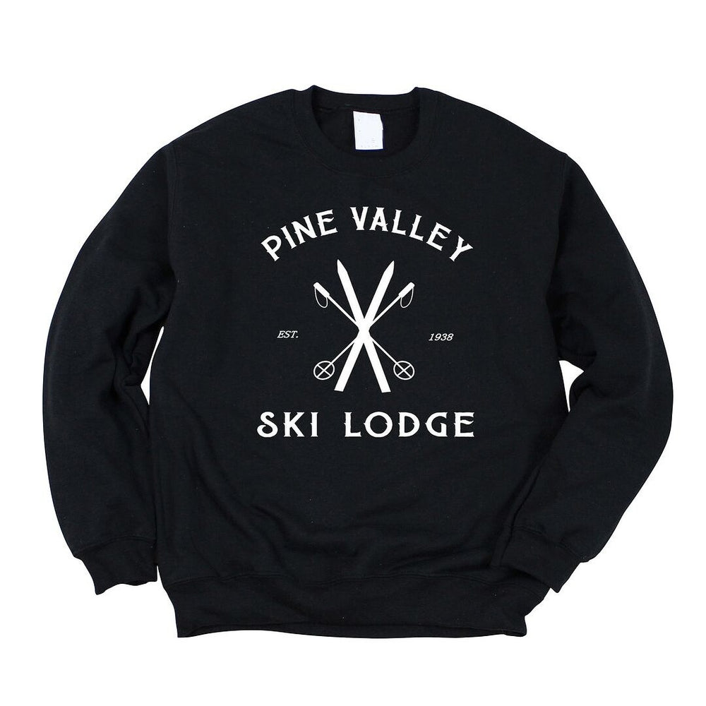 Pine Valley Ski Lodge Graphic Sweatshirt