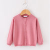 Pink Crewneck Cardigan