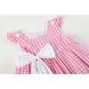 Pink Gingham Bow Dress