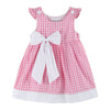 Pink Gingham Bow Dress