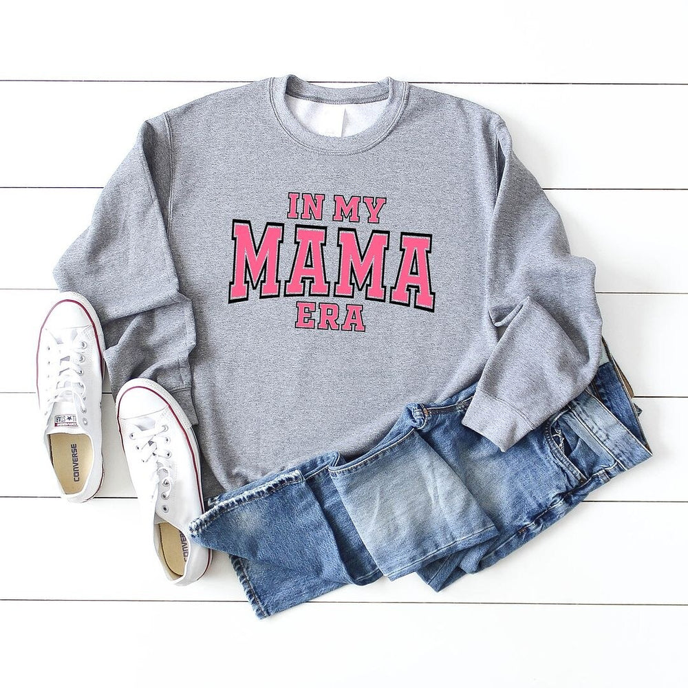 Pink Mama Era Varsity Graphic Sweatshirt