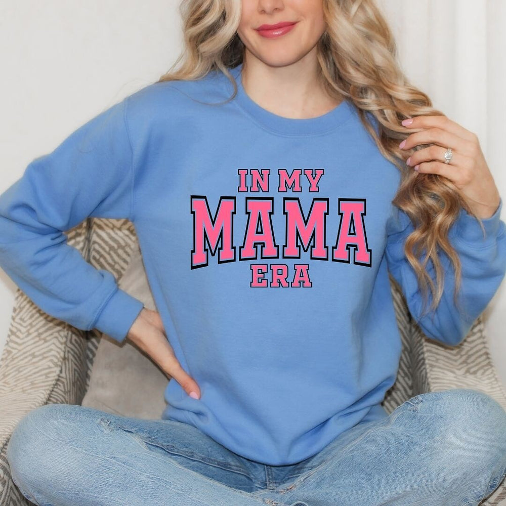 Pink Mama Era Varsity Graphic Sweatshirt